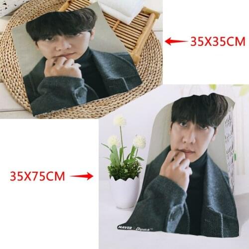 Custom Lee Seung Gi 35x75cm Face Towels Facecloth Microfiber Washcloth Quick drying Sports Towel