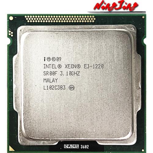 Intel Xeon E3-1220 E3 1220 3.1 GHz Quad-Core Quad-Thread CPU Processor 8M 80W LGA 1155