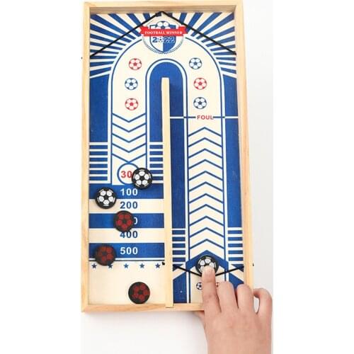 Sling Puck Game Foosball 2 Hockey Board Bouching Chess Toys for Kids Adults