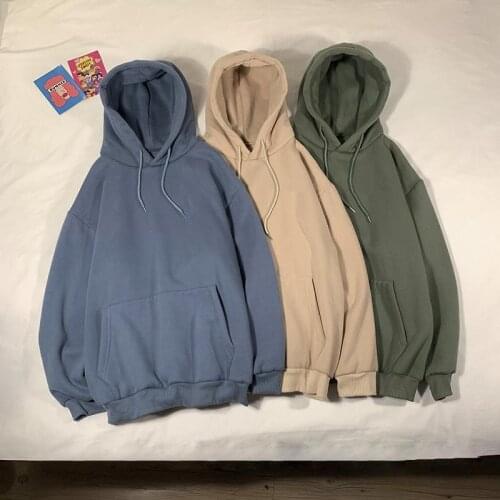 Thick Flannel Fleece Winter Autumn Oversized Warm Hooded Sweatshirt Woman Hoodie Women High Quality Cotton Hoodies Sweatshirts