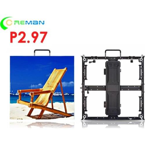 Slim ultra thin led video wall p2.976 500 x 500mm led cabinet high contrast indoor led video screen P1.9 P2 P3