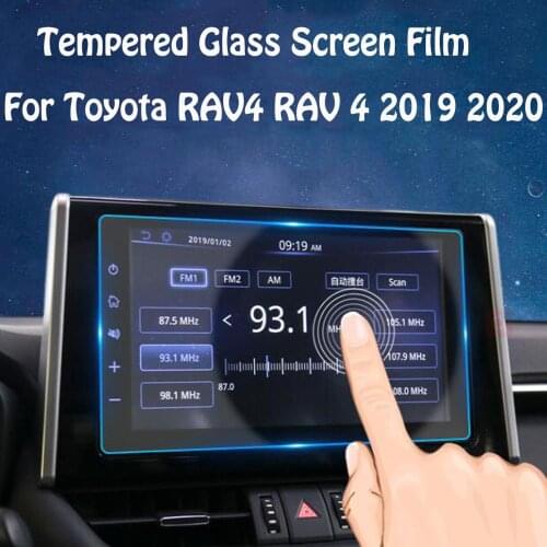 GPS Navigation Tempered Glass Screen Protector Car Central Control Screen Protective Film For Toyota RAV4 RAV 4 2019 2020