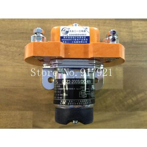 [ZOB] Tianshui two one three genuine GSZ2-200S unipolar DC contactor DC48V 200A forklift generator --5pcs/lot