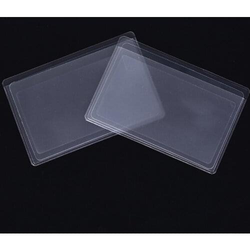 2Pcs Magnifying Glass Card Fire Starter Pocket Solar Igniter Travel Kits Optic Lens Multi Tools Survival Jewelry Tool