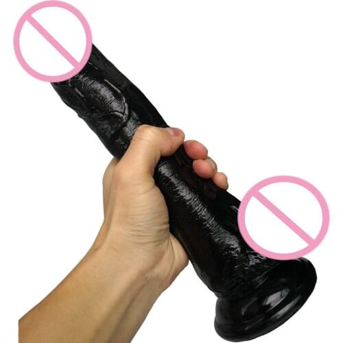 27.5*4.5CM Super Realistic Big Dildo Huge Dildos Flexible Penis Dick With Suction Cup Female Masturbation Anal Dildo For Women