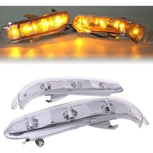2x Front Turn Signals Lights Side Mirror Turn Signal Led For Mercedes-Benz S-Class W220 CL-Class W215