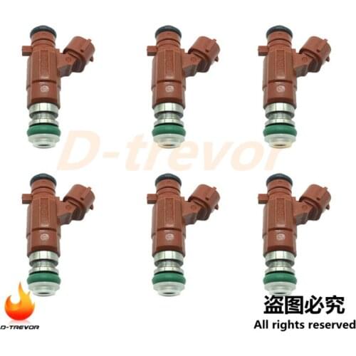 6Pcs FBJB101 Fuel Injector For Nissan March Micra BNK12 2002-2010 1.4L CR14DE