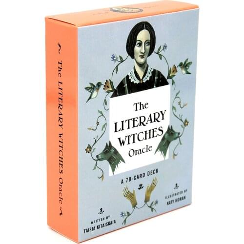 70pcs The Literary Witches Oracle Cards Answers To Questions About Your Creative Life Spiritual Journey Family Party Board Games