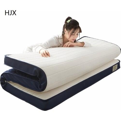 8cm Thick high grade natural latex sponge filling mattress and comfortable 5CM Tatami Single double size cushion