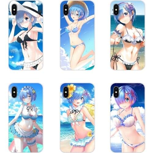Anime RE ZERO Ram Rem For Samsung Galaxy A3 A5 A7 A9 A8 Star A6 Plus 2018 2015 2016 2017 Accessories Phone Cases Covers