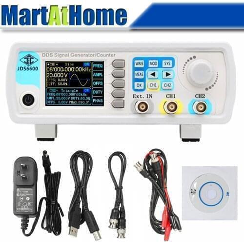 JDS6600-30M 30MHZ Signal Generator Digital Control Dual-channel DDS Function Signal Generator frequency meter Arbitrary
