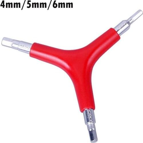 Bicycle Multifunction Tools Y-Shaped Hex Key Wrench Hexagonal Spanner 4mm 5mm 6mm Road MTB Bike Repair Tool Cycling Accessories