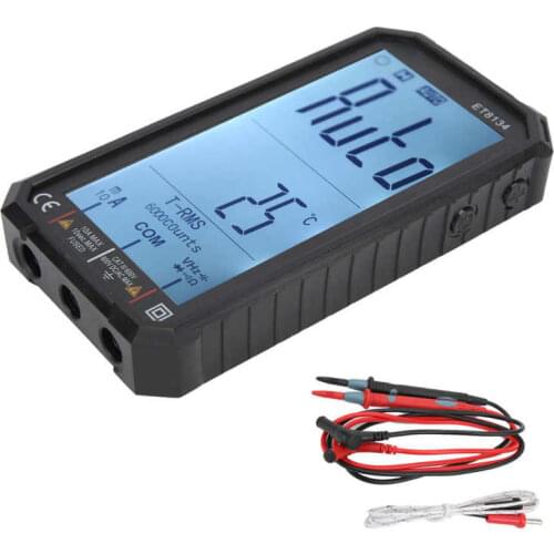 ET8134 Multi-Function Multimeter LCD Automatic Multimeter with Alarm Function 10A 600V