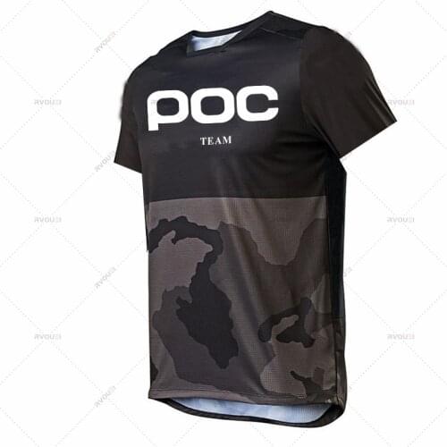 TEAM POC NEW Motorcycle Mountain Bike Team Downhill Jersey MTB Fox Off-road DH MX Bike Motorcycle Shirt Off-road Downhill Jersey