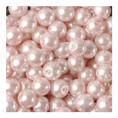 NEW 4mm 6mm 8mm 10mm 12mm 14mm 16mm DIY Acrylic Round Pearl Spacer Loose Beads Jewelry Making