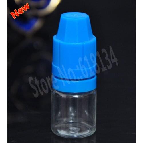 Wholesale 15000pcs 5ml PET clear dropper bottle , sample bottle for liquids