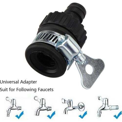 Water Faucet Adapter Universal Connector Irrigation Plumbing Pipe Fittings Water Tap Joint Tube Faucet Pipe Joiners 1 Pc