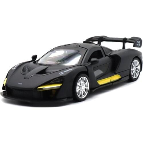 1/32 MClaren Senna Racing Car CAIPO MSZ Diecast Model Toys for Kids Pull Back Sound Light