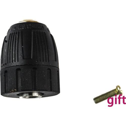 3/8 24UNF hand tight drill chuck electric drill chuck 0.8-10mm plastic self-locking chuck hole 1/2 12.6mm