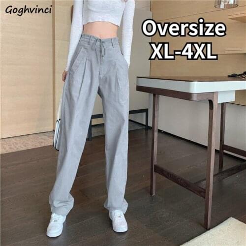 Pants Women Design Lace-up Pockets Corduroy Loose Streetwear Chic Ulzzang Fashion Cool Girls Folds Solid Casual BF Harajuku New