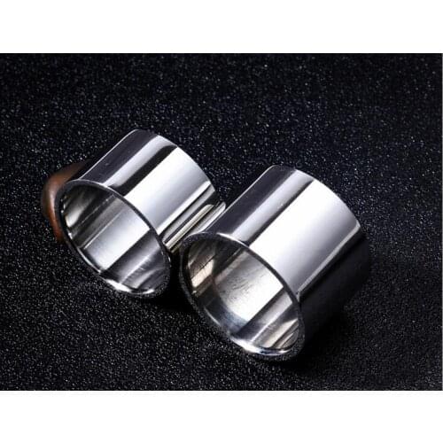 Fashion super wide mirror couple ring titanium steel ring boutique charm tungsten steel ring