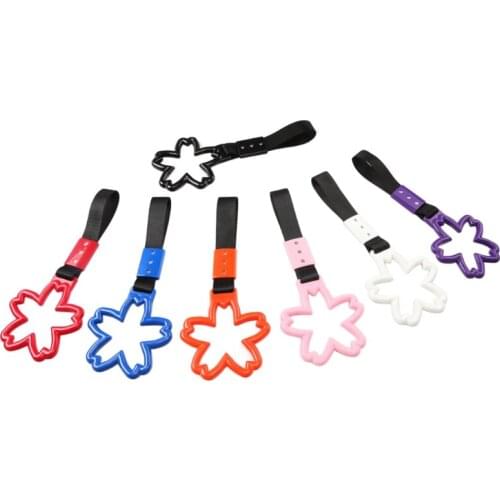 Hand-pull Ring Multicolor Subway Train Bus Handle Hand Strap Charm Drift Car Warning Interior Exterior Decor for Girls