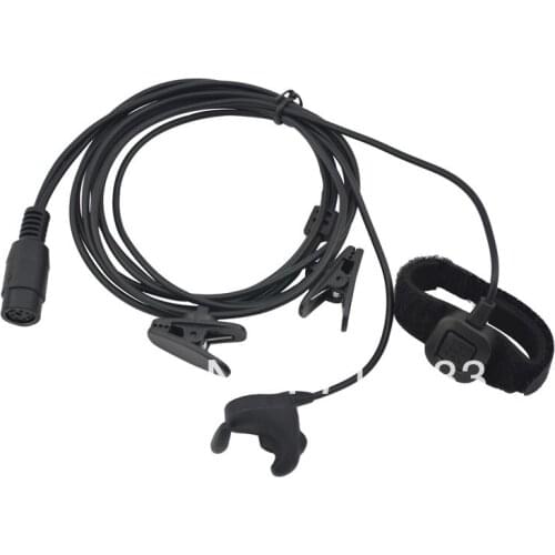 M Plug 2-wired PRO Ear vibration w/cable control & MIC for Motorola GP300 GP88 GP88S GP3688 P040 CP140 GP3188/HYT TC-500