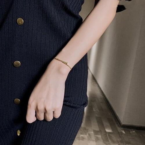 Miuoxion Wholesale Inlaid Zircon Nail Bracelet Personality Fashion Jewelry For Women Feature Namour Charm Gift All Seasons