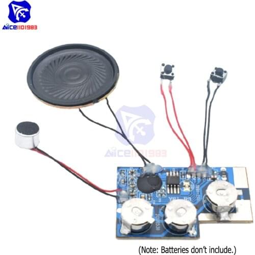 Diymore 20 Second Voice Record Module Sound Recording Board Chips with Speaker