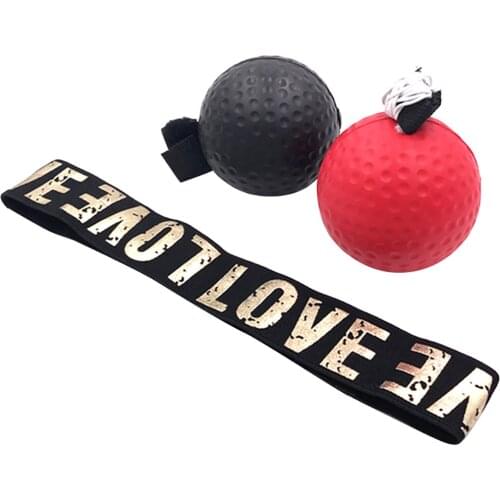 Reflex ball Boxing Punch Exercise Fight Ball React Reflex punching speed Ball Hott adjustment head circumference 460MM#y25