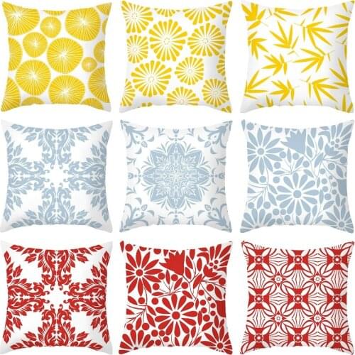 3d Print Pillow Cover Abstract Geometric Polyester Throw Pillowcase Decorative Sofa Car Backrest Cover 45x45cm