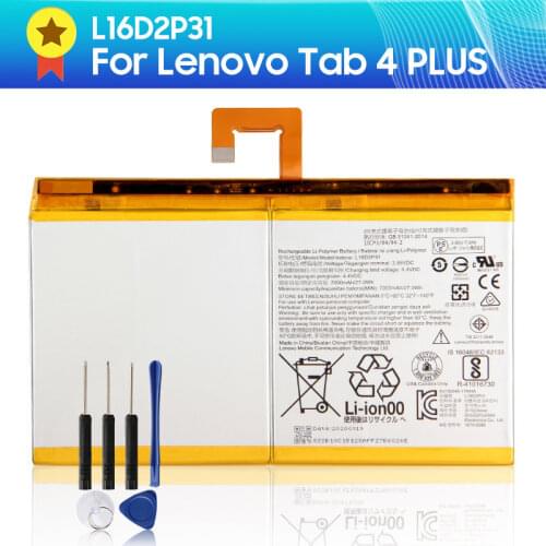 Authentic Replacement Battery L16D2P31 For Lenovo Tab 4 Tab4 PLUS TB-X704F TB2-X30M TB-X304F 7000mAh