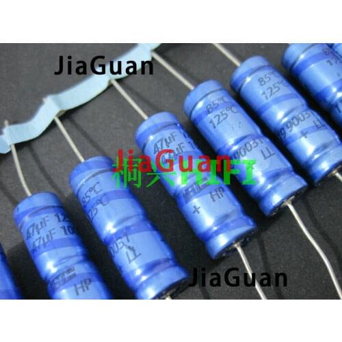 4PCS NEW VISHAY BC KO119 100V47UF 10X30MM Axial Electrolytic KO 119 47UF 100V 119KO 47uF/100V PH 119 LL 100v 47uf