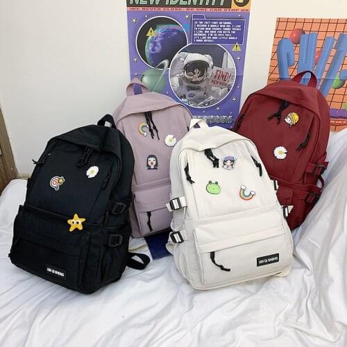 New Women Waterproof Nylon Kids Backpack Girls Schoolbags Bagpack for Middle School Students Travel Shoulder Backpacks Mochila