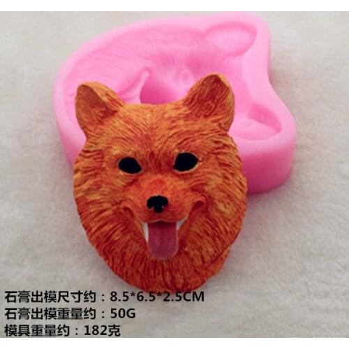 Dog perfumed plaster car out of the air mouth mold cake decorated chocolate mold silicone mold