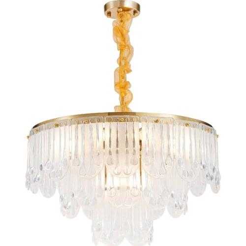 European Style Room Light Warm And Romantic Wedding Room Beautiful Modern Style Master Room Light Crystal Glass Chandelier