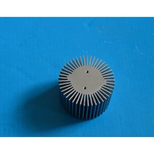 LED radiator 5/7W Aluminum Radiator Sunflower aluminum radiator diameter 50MM*High 20mm,solid part 28mm heatsink