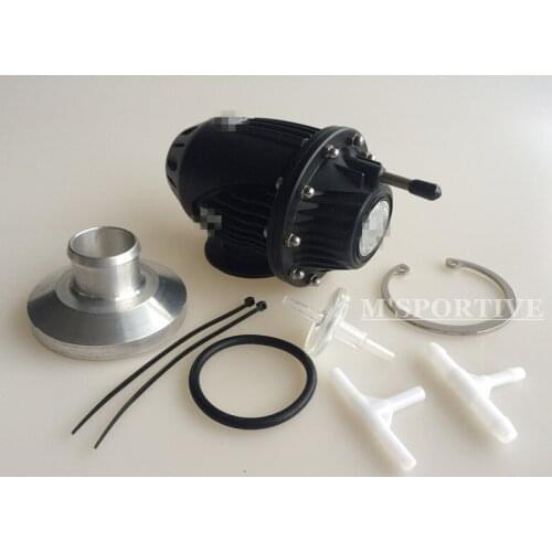 Universal Black SQV SSQV Bov Turbo Blow Off Valve Bov with Adapter Flange IV 4 default Black