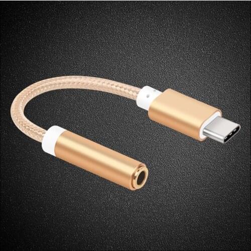 USB 3.1 Type-C Male To 3.5mm Jack Female Type C To 3.5 Earphone Audio Aux Cable Adapter for Samsung Galaxy S8 S9 Plus Huawei P20