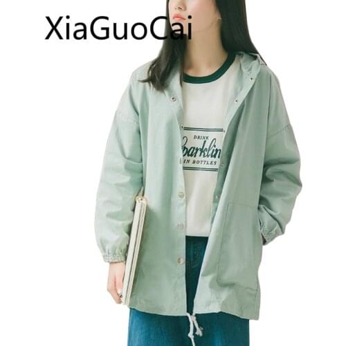 Женские плащи с капюшоном XiaGuoCai China At AliExpress