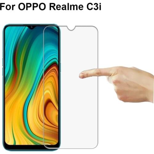 2PCS For OPPO Realme C3i Tempered Glass Screen Protector 9h Safety Protective Film on Realmi Realme C3 i C 3i C3i Glass Cover