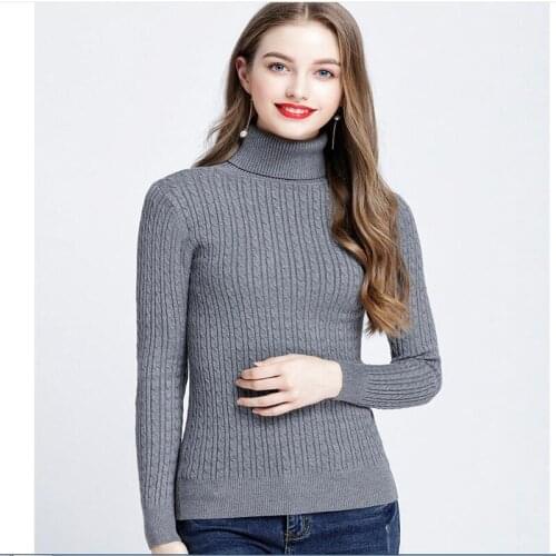 Babbytoro Womens Sweater Turtleneck Pullover Homme Twisted Rope Knited Winter Plus Size Xxl S Pink Beige Black White Sweaters