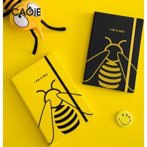 Journal Portable A5 Bee Notebook Diary Planner Hand Notepad Kawaii Meeting Organizer School Supplies Stationery Gifts