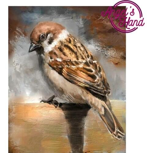 DIY 5D Diamond Painting Sparrow Rhinestone diamond Embroidery bird Painting Cross Stitch Art Craft Decoration Home Wall Decor
