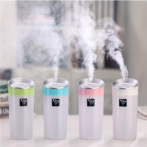 4Colors 300ML Led Aroma Diffuser Ultrasonic Humidifier Air Freshener USB 5V Ultrasonic Mist Maker Fogger Diffuser Aromatherapy