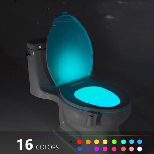 Body Sensing Automatic Led Motion Sensor Night Lamp Toilet Bowl Bathroom Light Motion Sensor Toilet Seat Night Light Wc Toilet L