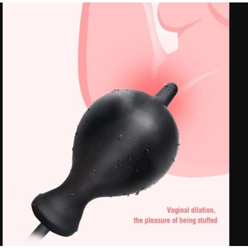 Oversized Air-filled Huge Butt Plug vagin Dildo Vibrator Pump Inflatable Anal Prostate Dilator Expander Sex Toys for women men