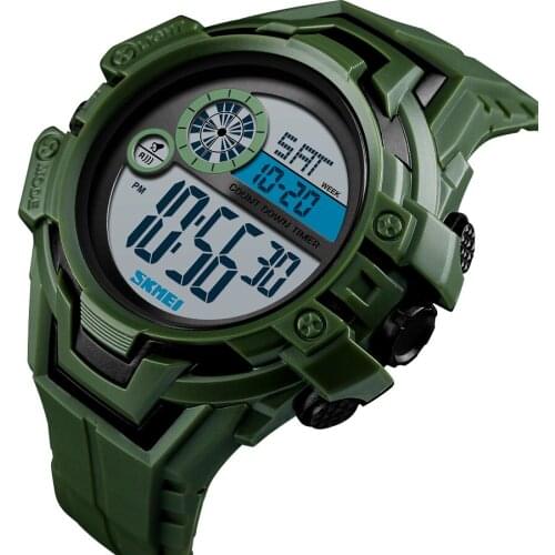 SKMEI Sport Watch Men Electronic LED Digital Wristwatch Alarm Clock 50M Waterproof Fashion Brand Watches Relogio Masculino