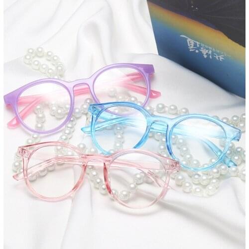 Classic Anti-Blue Light Children Eyeglasses Kids Reads Glasses Fashion Square Plastic Optical Myopia Eye Glasses Boys and Girls