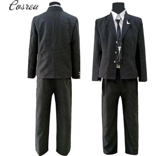 Adult Anime Super DanganRonpa Cosplay Costume Kuzuryuu Fuyuhiko Suits Uniform Outfit Shirt+Pants+Coat+Tie Dangan Ronpa Halloween
